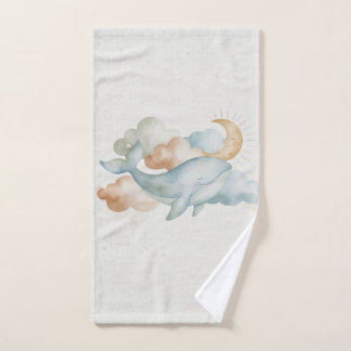 Dreamy Ocean and Cloud Bath Towels Handtuch