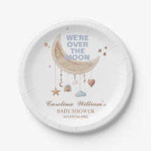 Dreamy Over the Moon Blue Babydusche