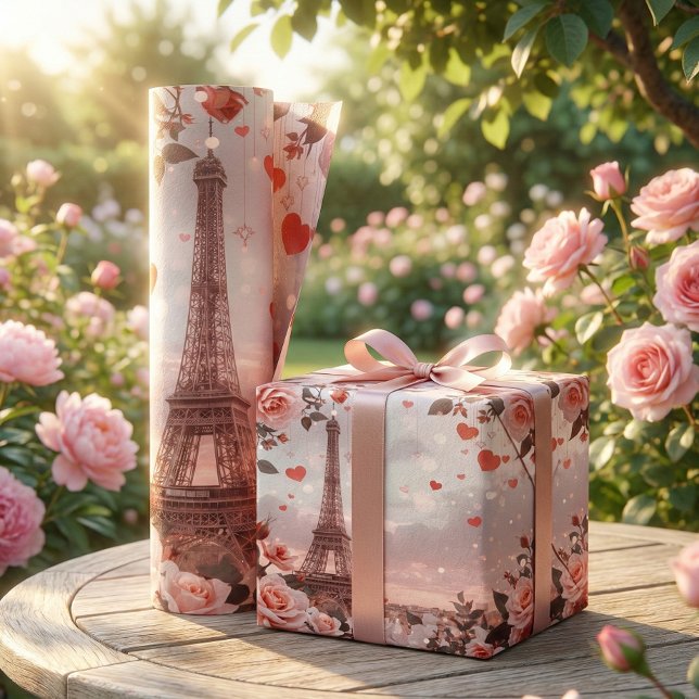 Dreamy Paris Romance: Eiffel Tower Geschenkpapier Set (Von Creator hochgeladen)