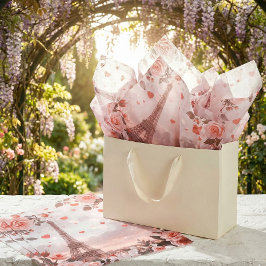 Dreamy Paris Romance: Eiffel Tower Seidenpapier