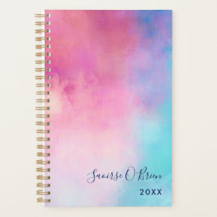 Dreamy Pastel Abstrakt Ihren Namen hinzufügen Planer