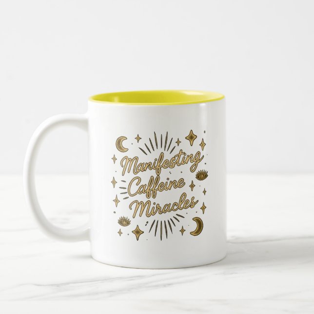 Dreamy Pastel Aura Tasse für Kaffeeliebhaber (Links)