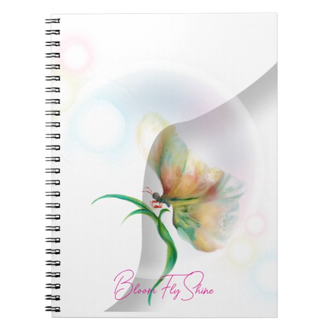 Dreamy Pastel Butterfly carnet (Devant)