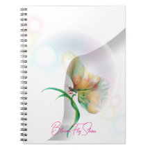 Dreamy Pastel Butterfly Notebook