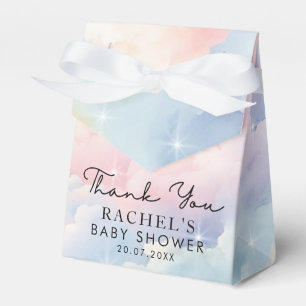 Dreamy Pastel Cloud Nine Baby Dusche Geschenkschachtel