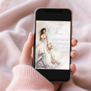 Dreamy Pastel ist auf Cloud Nine Brautparty Einladung