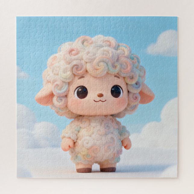 Dreamy Pastel Lamb Puzzle (Vertikal)