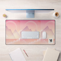 Dreamy Pastel Mountain Landschaft