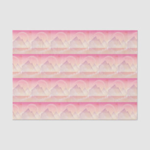 Dreamy Pastel Mountain Landschaftsmuster Seidenpapier