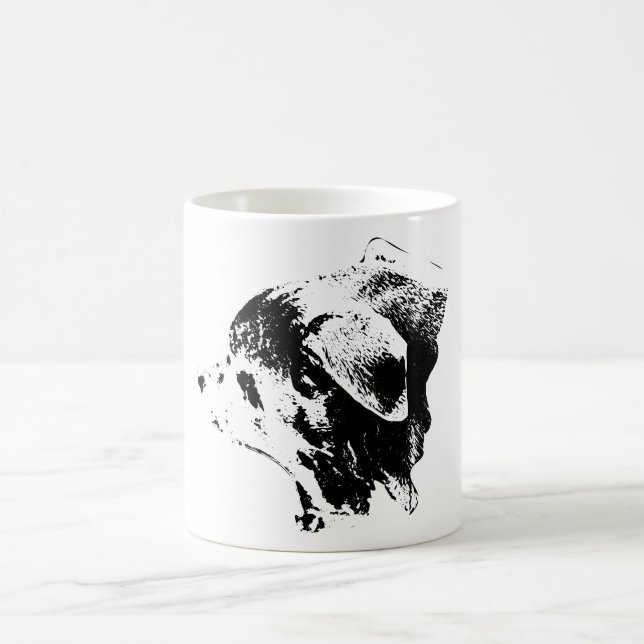 Dreamy Pause in Monochrome Kaffeetasse (Mittel)