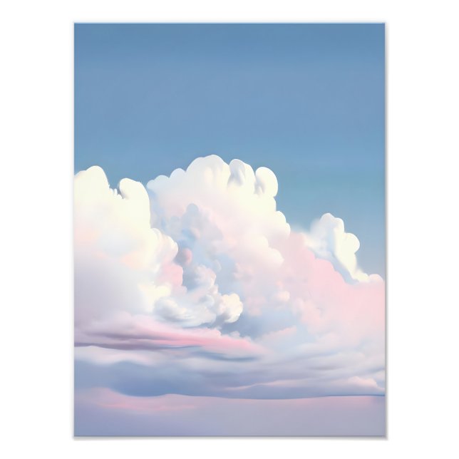Dreamy Pink Cloudscape Fotodruck (Vorne)
