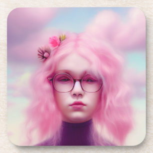 Dreamy Pink Getränkeuntersetzer