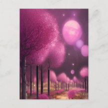 Dreamy Pink Nightscape