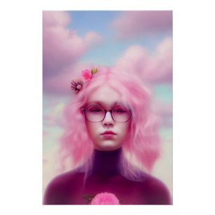Dreamy Pink Poster