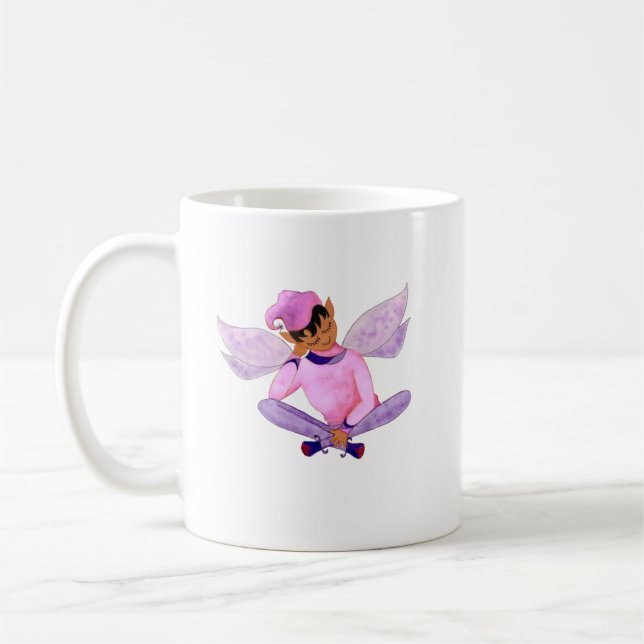 Dreamy Purple Elf Mug (Gauche)