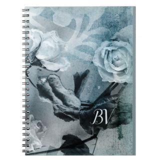 Dreamy Rose Blue Stationery Notizblock