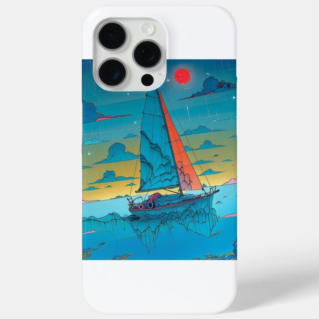 Dreamy Sailboat Adventure Mobile Case (Rückseite)