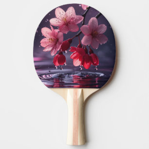 Dreamy Sakura Blossom über Wasser - Japanische Kir Tischtennis Schläger
