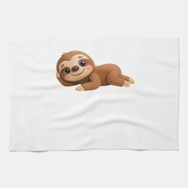 Dreamy Sloth Geschirrtuch (Horizontal)