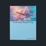 Dreamy Snailmail Envelope Notizblock<br><div class="desc">Palais de Marigold St. May creates unique stationery for those that love all things cute,  Kawaii,  floral,  and colorful. Note that the designs are created for the large notepad or stationery sheets. If you would like a different size notepad,  stationery,  or anything else,  please contact me!</div>