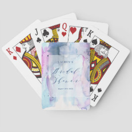 Dreamy Spring Bridal Shower Games Playing Cards Spielkarten