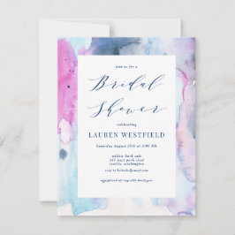 Dreamy Spring Watercolor Bridal Shower Invitation Einladung