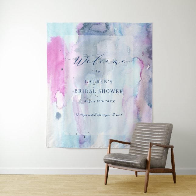 Dreamy Spring Welcome Cloth Tapestry Backdrop Sign Wandteppich (Beispiel)