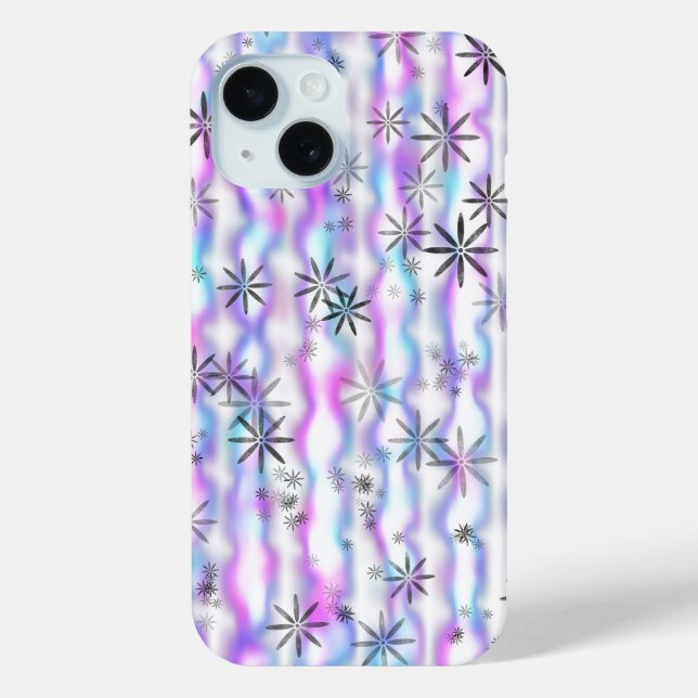 Dreamy Starburst Waves Pattern Case-Mate iPhone Hülle (Rückseite)