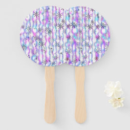 Dreamy Starburst Waves Pattern Fächer