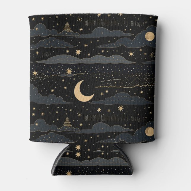 Dreamy Starry Night Sky kann kühlen Dosenkühler (Vorderseite)
