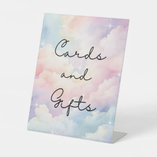Dreamy Stars Cards Geschenke Kinderdusche Sockelschild