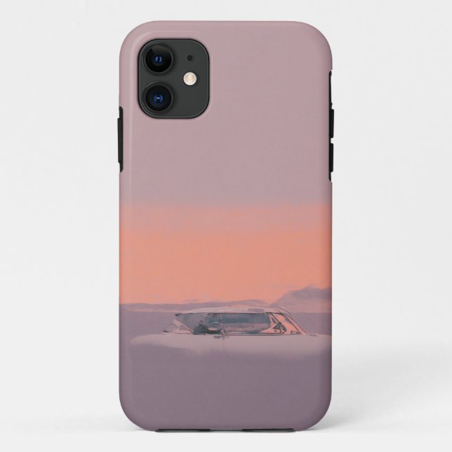 Dreamy Sunset Drive Mobile Case (Rückseite)