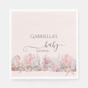 Dreamy under Sea Baby Shower Serviette