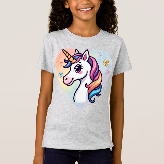 Dreamy Unicorn Tshirt (Vorderseite)