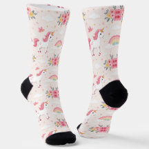 Dreamy Unicorns, Regenbogen, Blume, Chic