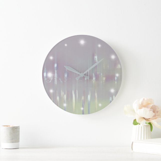 Dreamy Venice Italien Große Wanduhr (Zuhause)