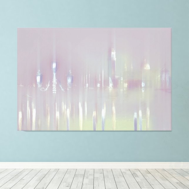 Dreamy Venice Italien Leinwanddruck (Insitu (Holzboden))
