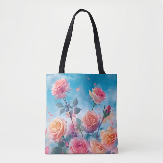 Dreamy Vibrany Rose Tasche (Vorderseite)