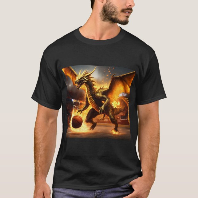 Dreamy Watercolor Dragon T - Shirt Design (Vorderseite)