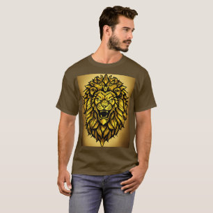 Dreamy Watercolor Lion T-Shirt Design