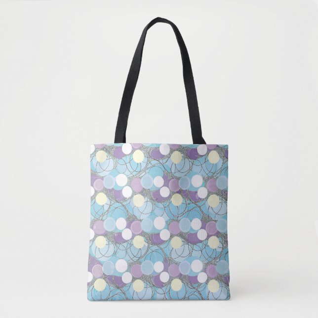 "Dreamy Watercolor Pattern Öko" Tasche (Vorderseite)