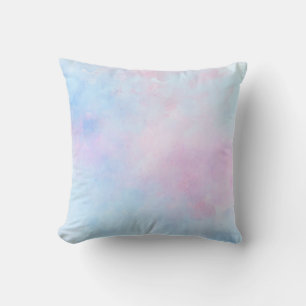Dreamy Watercolor Pink Blau Türkis Kissen