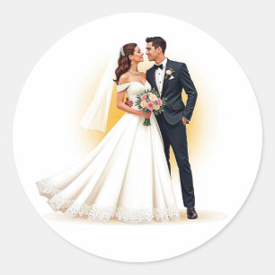 Dreamy Wedding Couple Sticker Set