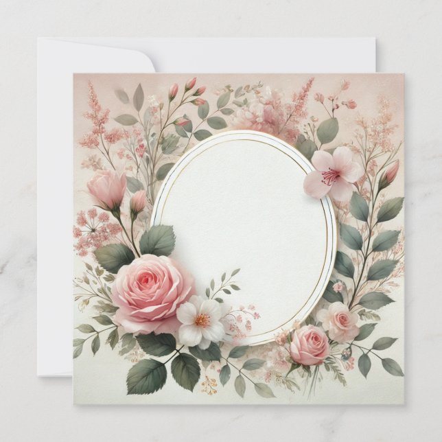 Dreamy Wedding Verlobung Design Einladung (Vorderseite)