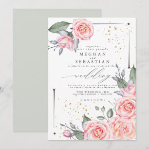 Dreamy Wedding Wasserfarbenwelt Einladung