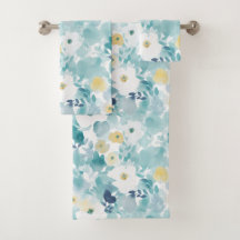 Dreamy White Blume & Aqua
