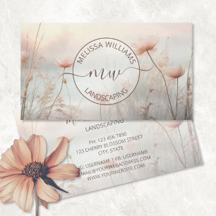 Dreamy Wildflowers-Logo Visitenkarte