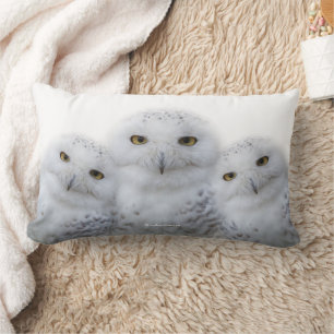 Dreamy Wisdom Snowy Owls Familie Lendenkissen