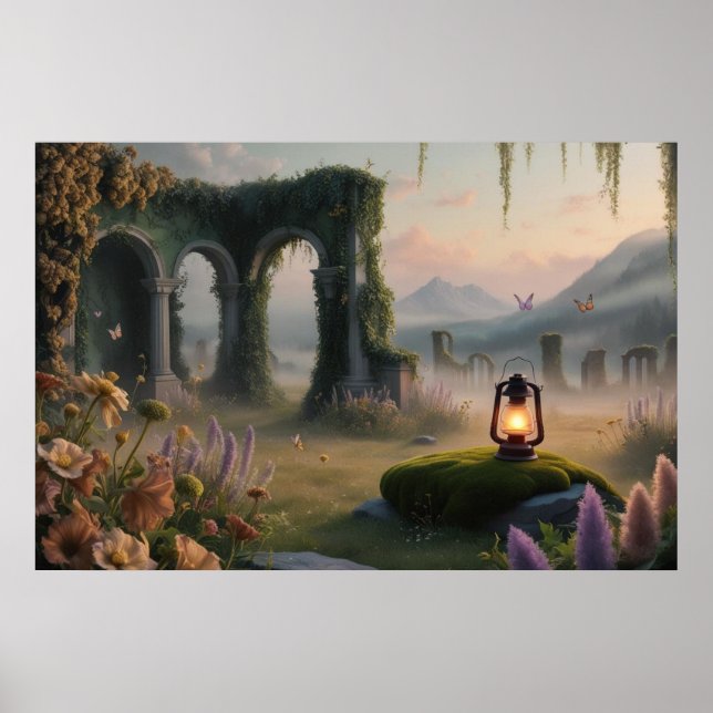 Dreamy Woodland Poster (Vorne)
