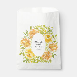 Dreamy Yellow Rose Wedding Geschenktütchen